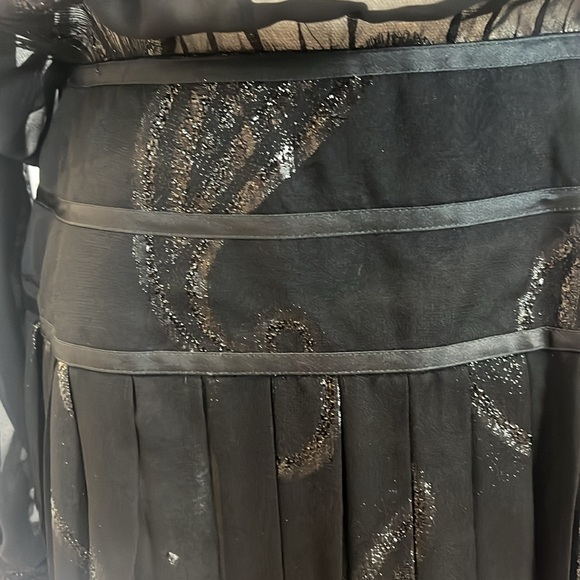 Albert Nipon Boutique Vintage Sheer Black Dress - Picture 5 of 17